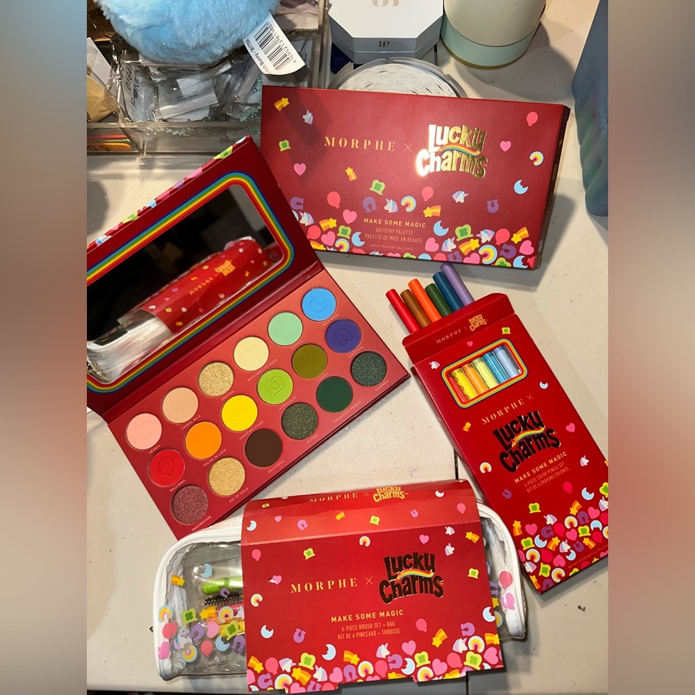 Morphe x Lucky Charms Eyeshadow Palette Set rare